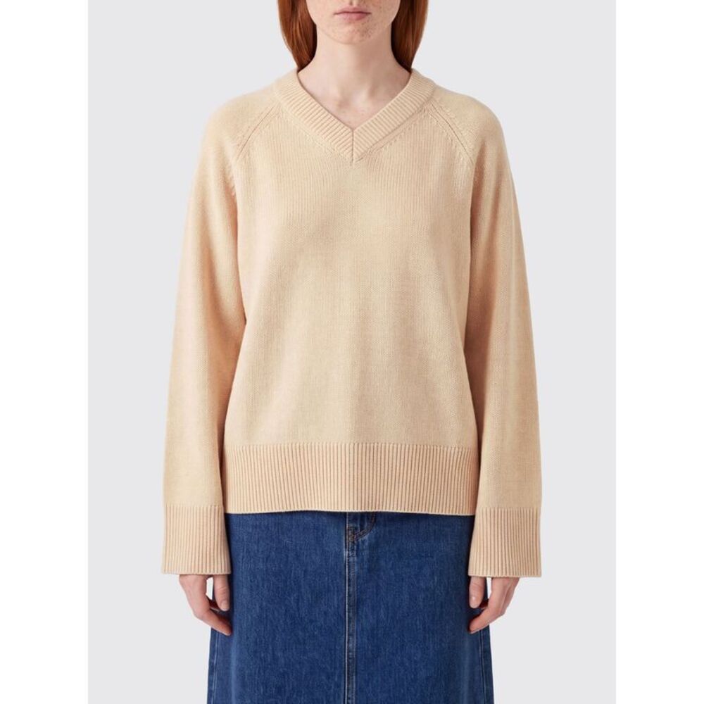 Pinko Women Pinko Wool And Cashmere V-Neck Jumper With Drop Shoulders